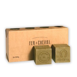 Cubo Marsiglia "verde" conf. da 8 x 300 grammi